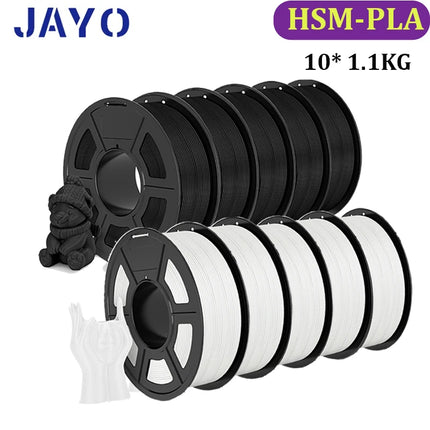 JAYO 10 Rolls PLA Plus / PETG / High Speed Matte PLA / PLAFilament 175mm No Bubbles Smooth Multiple Colors Optional for 3D Print