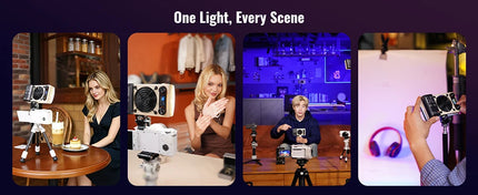 ZHIYUN Official FIVERAY M60 Ultra RGB Fill Light 60W Pocket Video Light 2500K~10000K APP Control For Vlog YouTube Live Streaming