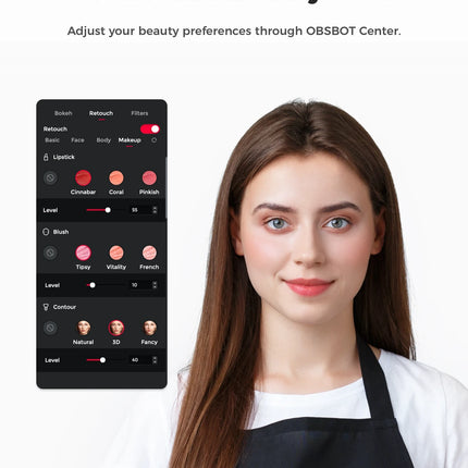 OBSBOT Meet SE 1080P 100FPS Webcam for PC, AI Framing Streaming Camera with 1/2.8" Sensor, Beauty Mode, Gesture Control, HDR