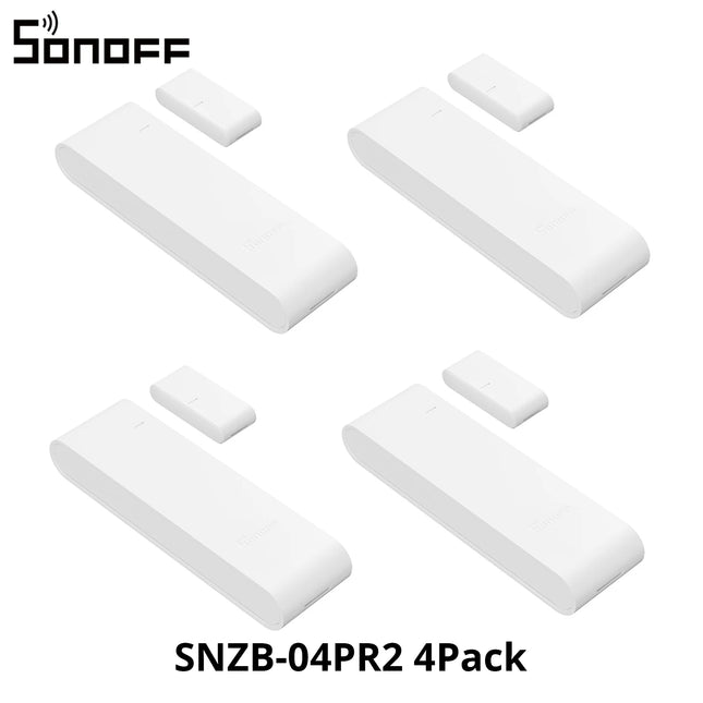 SONOFF SNZB-04PR2 SenseGuard DW Gen2 Zigbee Door/Window Sensor Active Security with Tamper Alerts App Monitoring via ZBBridge-P