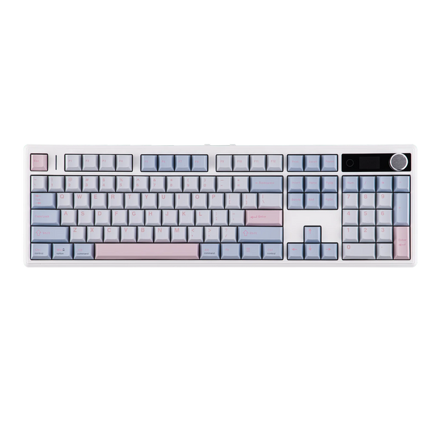 EPOMAKER TH108 V2 PRO 100% ANSI US Layout Wired/Bluetooth/2.4Ghz Wireless Mac Modifier Mechanical Keyboard with Screen & Knob
