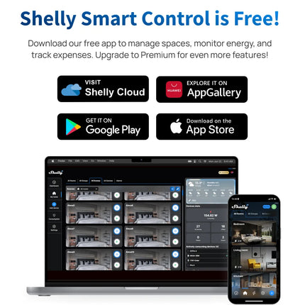 Shelly 1PM Gen4 Zigbee Dispositivos Matter Smart Switch IOT WiFi With Power Monitoring Compatible Alexa Homekit Google Home