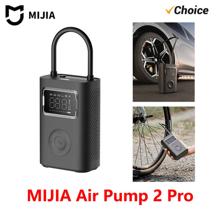 New MIJIA Air Pump 2 Pro Portable Electric Air Compressor Mi Inflatable Treasure 150psi High Pressure Motorcycle Car Soccer