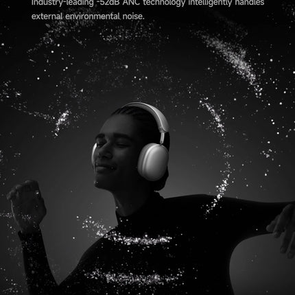 Picun F8 Pro ANC Wireless Headphones Head Tracking 3D Spatial Audio -52dB ANC HIFI Bluetooth Headset ENC HD Mic Low-Latency APP