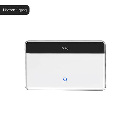 Zemismart Zigbee DIY Name Switch Smart US Touch Light Switch with Horizontal Display Screen Work with Tuya App Alexa Google Home