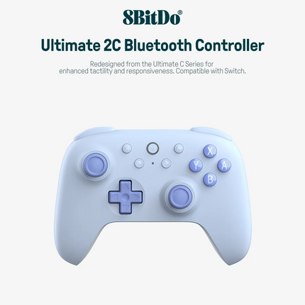 8BitDo - Ultimate 2C Wireless Hall Effect Joysticks Bluetooth Gaming Controller for Nintendo switch 2, 1, oled Lite