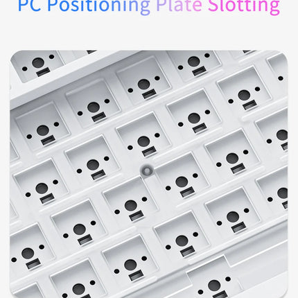 AJAZZ AK820/Pro Wireless Mechanical Keyboard Bluetooth 5.1 2.4G USB-C Wired Hot Swappable RGB Gaming Keyboard Gasket Mount with